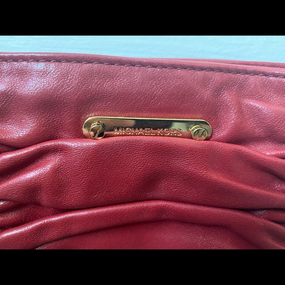 Michael Kors Red Crossbody Purse - Picture 4 of 7